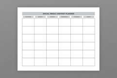 Social Media Content Planner Product Image 2