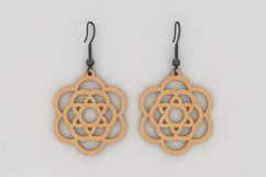 Wood Acrylic Earring SVG Cut Files / Laser Jewelry Templates Product Image 4