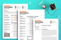 Simple Minimalist CV Curriculum Vita Product Image 4