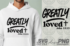 4x Christian Created Purpose Thankful Fearless SVG Cut Files Product Image 4