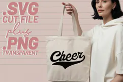 4x In My Cheer Leader Era Cheer Pom Pom SVG Cut Files Shirts Product Image 4