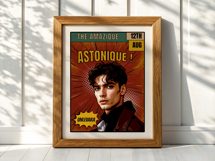 Retro Comic Book Style Portrait Art Product Image 4