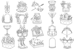 55 Cottagecore &amp; Fairycore Procreate Stamp Brushes Product Image 3