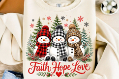 Winter Christian Faith Hope Love PNG Product Image 1