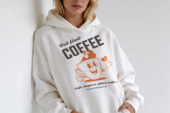 But First Coffee Retro T-Shirt Design Product Image 4