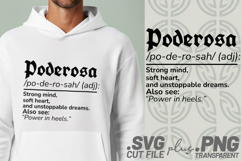 4x Bendecida Amorosa Sabrosa Poderosa Definition SVG Shirt Product Image 4