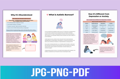 Autistic Burnout Recovery Workbook Product Image 4