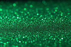 Emerald Green Glitter Bokeh Background Jewel Tone Texture Product Image 1