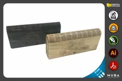 Wooden Pen Box, Gift, Jewellery Box, Laser Cut File Product Image 4