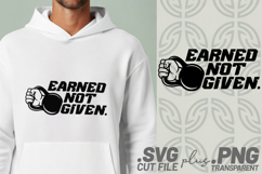4x Fitness Quotes Gym Workout Graphics SVG Cut Files Shirt Product Image 4