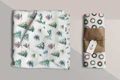 10 seamless Christmas patterns Product Image 3