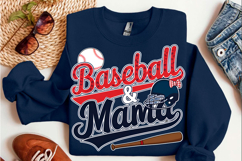 Baseball Mama Heart Png Product Image 1