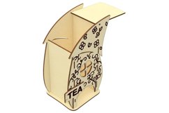 Tea House - laser cut file, SVG DXF plan for laser machine Product Image 5