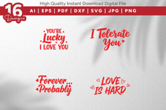 Funny Love Quotes SVG Bundle Product Image 2