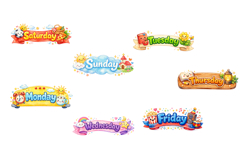 Watercolor Months and Days Clipart Bundle Product Image 4