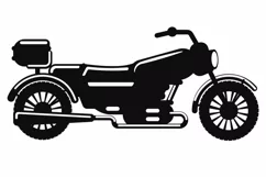 Motorcycle svg, motorbike svg, bike svg, Cricut, Silhouette Product Image 4