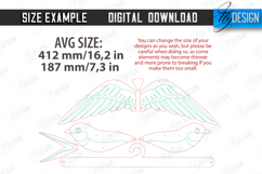 Flying Mobile Laser Cut | Baby Mobile | Flying Swallow | CNC Product Image 4