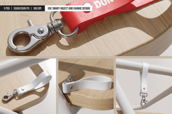 Rubber Wristband Key Ring Mockup Product Image 4