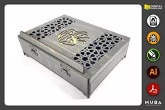 Laser Cut Quran Box Holder, Quran Stand, Quran Kerim Product Image 4