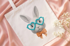 3D Knitted Easter Bunny with Glasses Product Image 4
