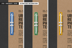 US Letter Plastic File Fastener Document Mockup Product Image 4