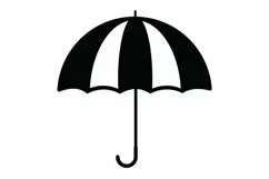 Umbrella svg, umbrella dxf, umbrella png, Cricut, Silhouette Product Image 4
