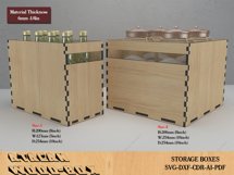 Kitchen Storage Boxes / Cupboard Organise Stackable Box SVG Product Image 4