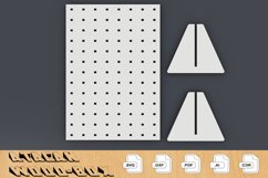 Portable Pegboard Display Digital Plans / Laser Cut File 185 Product Image 3