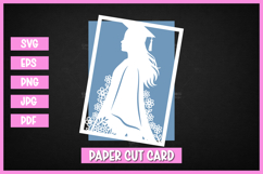 Happy Graduation Card SVGs I Cricut I Silhouette Paper Cut Product Image 1