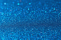 Blue Glitter Bokeh Sparkle Shiny Background Product Image 1