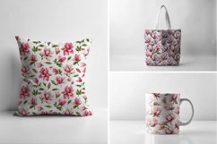 Watercolor Magnolia Patterns Product Image 4