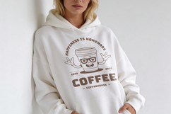 Homemade Happiness Coffee Retro T-shirt Product Image 4