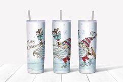 Christmas Gnomes 2 tumbler sublimation design 20 oz skinny Product Image 5