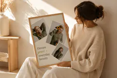 Tilted Polaroid Photo Collage Template | Editable Canva Product Image 4