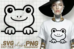 4x Cow Fox Pig Frog Peek SVG Cut Files Shirt Design Product Image 4