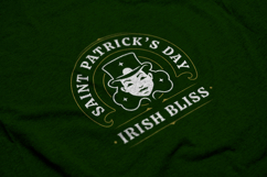 St. Patrick's Day Retro Woman SVG Product Image 4