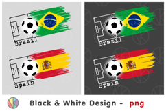 Big Bundle. 48 Soccer World Cup 2026 National Teams cliparts Product Image 4