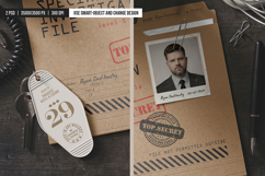 Top Secret Investigation File Folder Mockup Product Image 4