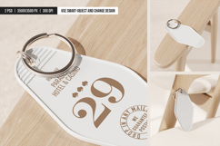 Retro Keychain Branding Mockup Product Image 4