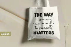 Mental Health Quotes Typography T-Shirt Sublimation 03 Product Image 3