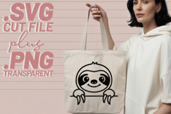 4x Owl Pony Hedgehog Sloth Peek SVG Cut Files Shirt Design Product Image 4