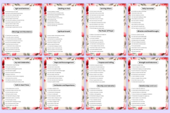 500 Prayer Journal Prompts Canva Template Product Image 4