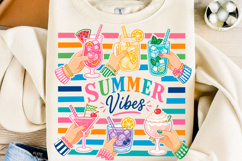 Summer Vibes Cocktail Party Drinks PNG Product Image 1