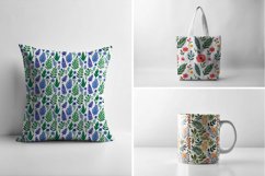 Vibrant Watercolor Floral Pattern Set Product Image 4