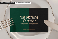 Restaurant Foil Stamped Card Mockup Product Image 4