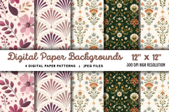 Digital Paper Backgrounds JPG Product Image 1