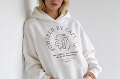 Caffeine Circle Modern T-Shirt Design Product Image 4