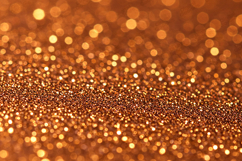Copper Orange Glitter Bokeh Sparkle Background Product Image 1