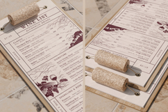 Cork Clip Wine List Clipboard Mockup Product Image 4