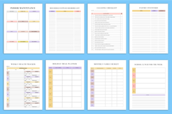 House Management Planner Canva Product Image 3